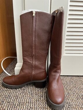 Coach Knee level Leather Boots